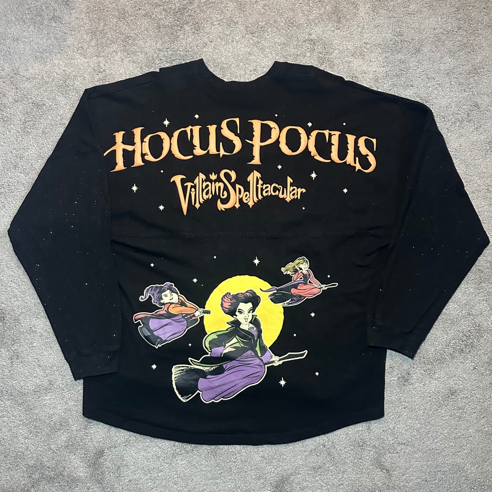 Disney Spirit Jersey Unisex XL Black Hocus Pocus Villain Spelltacular 2023 Shirt